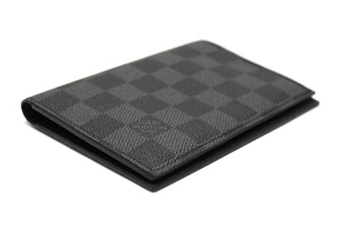 lv paspoorthouder|Designer Passport Cover in Damier Graphite Canvas.